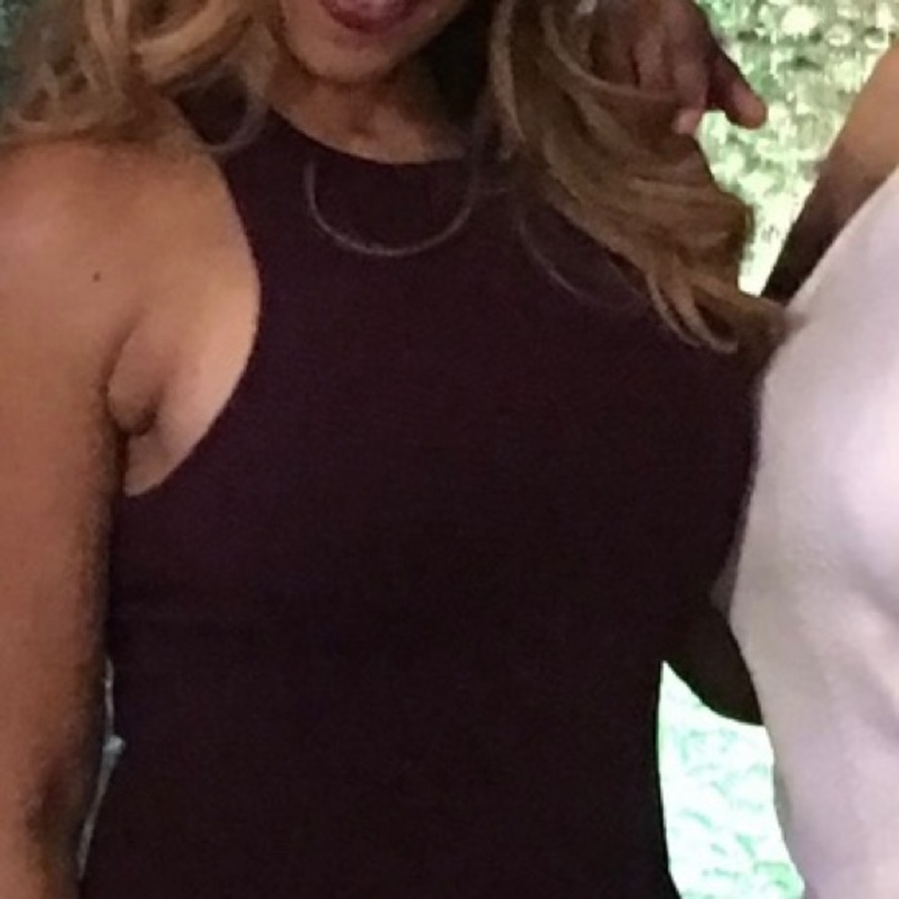 Fitted ribbed dress